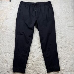Lululemon Athletica Pull-on Drawstring Joggers Active Pants Black Women's Size10